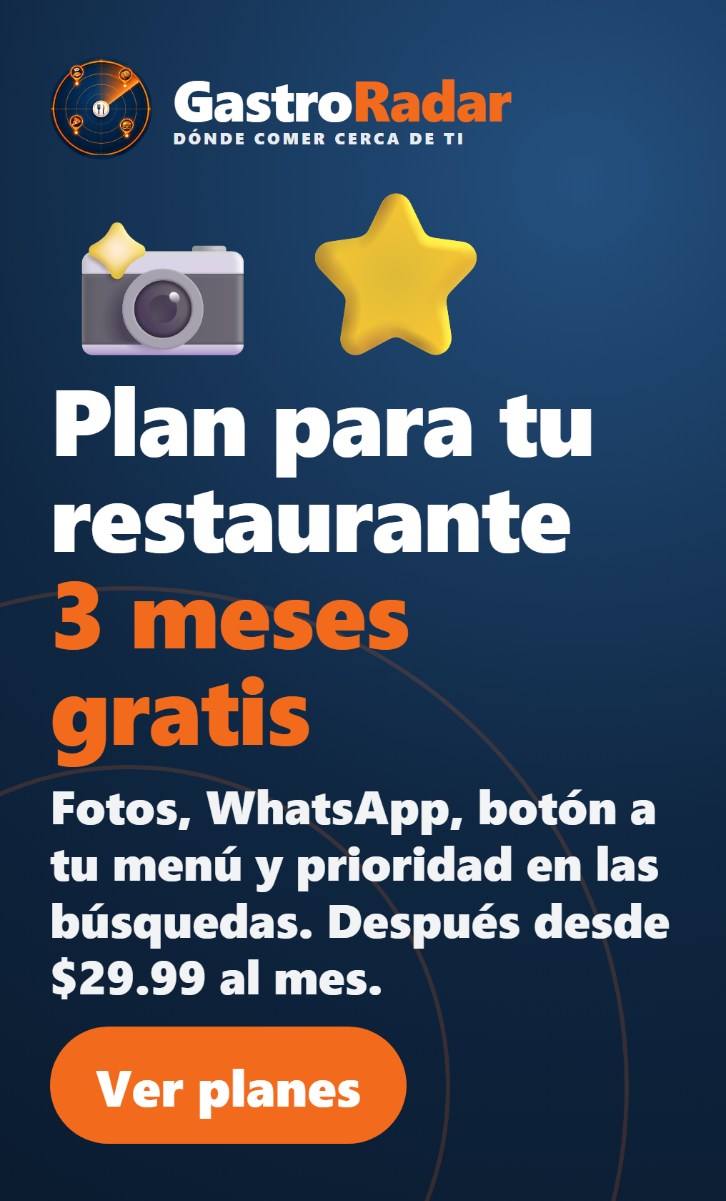 GR · Planes 3 meses gratis