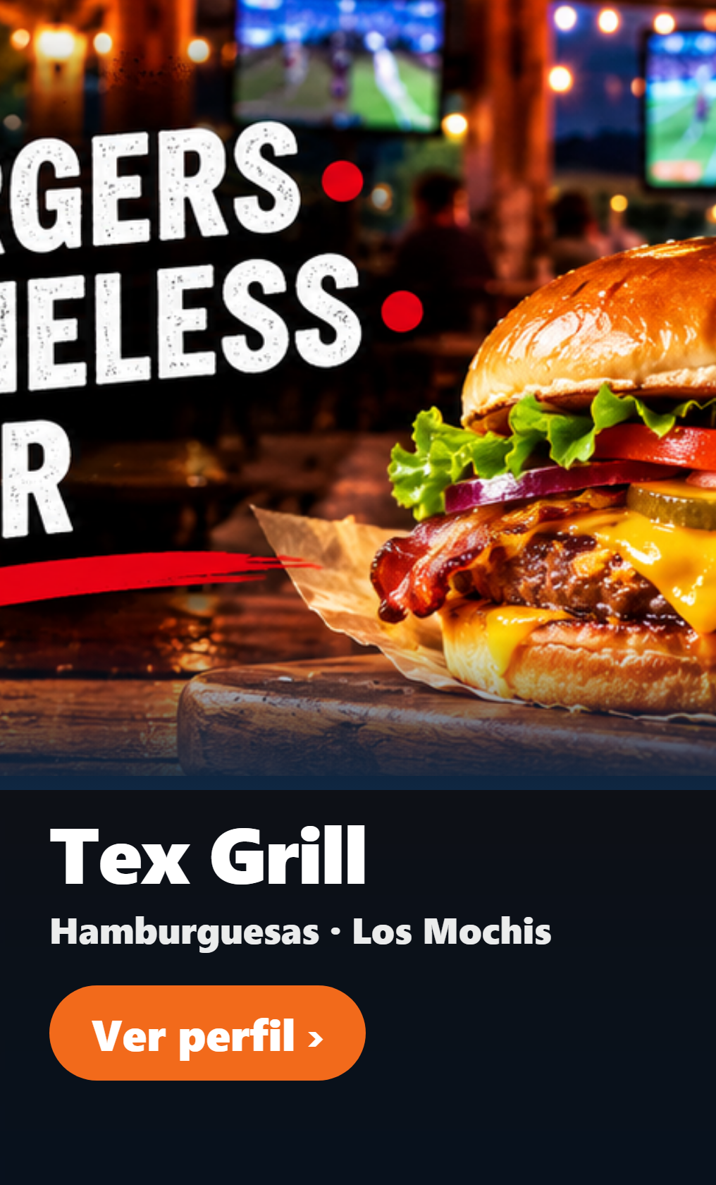 Anuncio de TEX GRILL